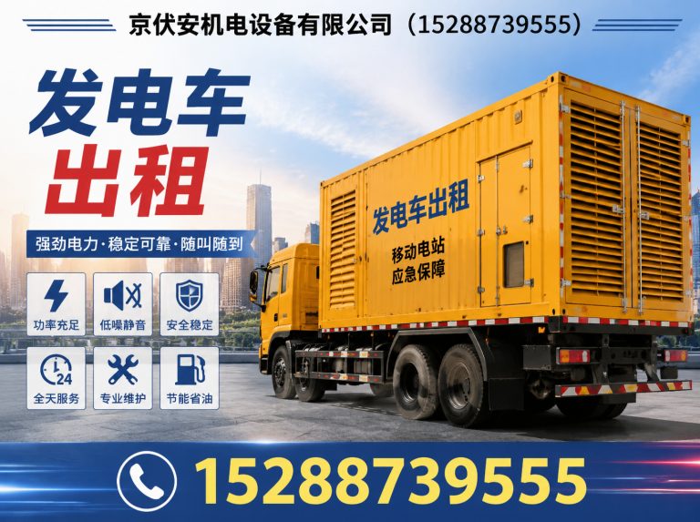 张掖发电车出租展示图